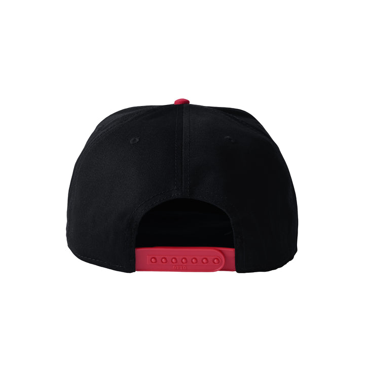 octagon フラットバイザー ベースボールキャップ red-x-black image