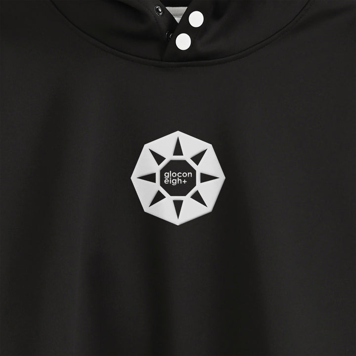 octagon アクティブフーディーパーカー black image