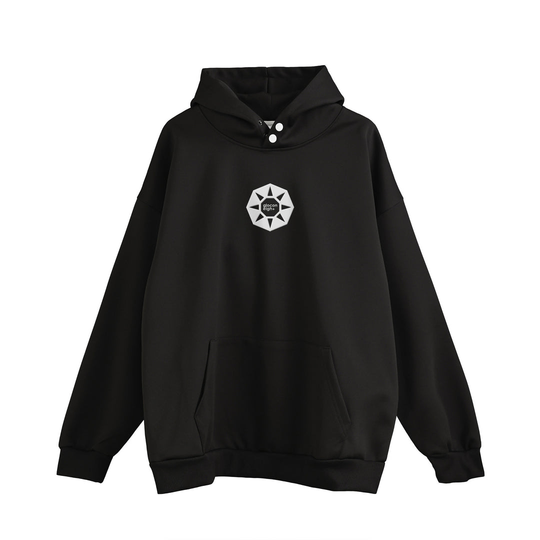 octagon アクティブフーディーパーカー black image