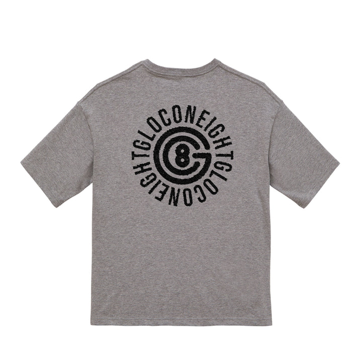 8 Ball ✖️font Back Print T-shirts mixed-gray image