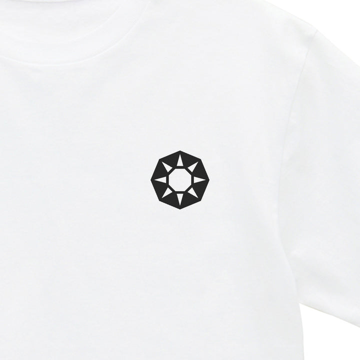 Octagon Logo刺繍T-Shirts white image