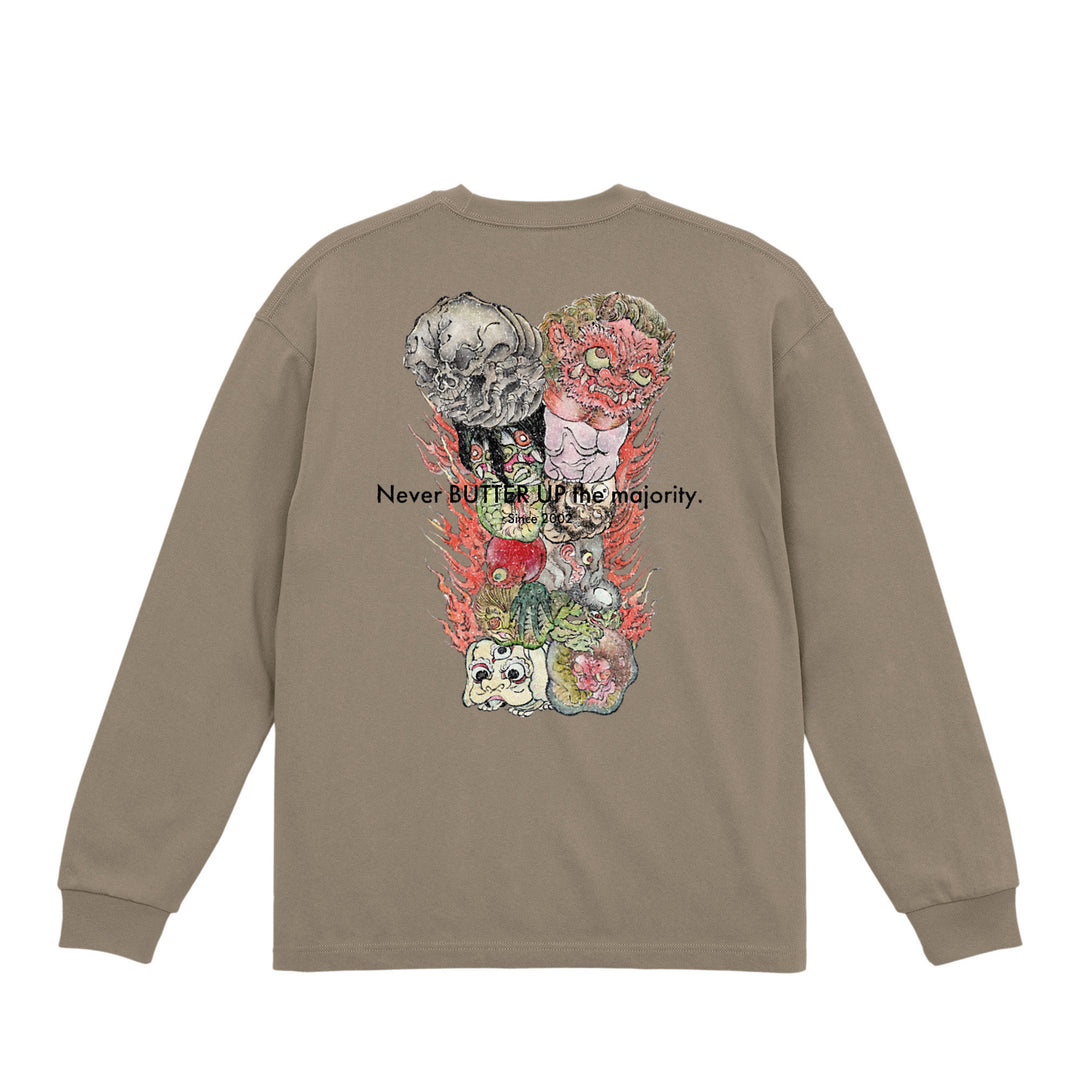 KINKAI Long T-shirt acid-khaki image
