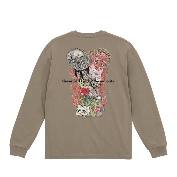 KINKAI Long T-shirt acid-khaki image