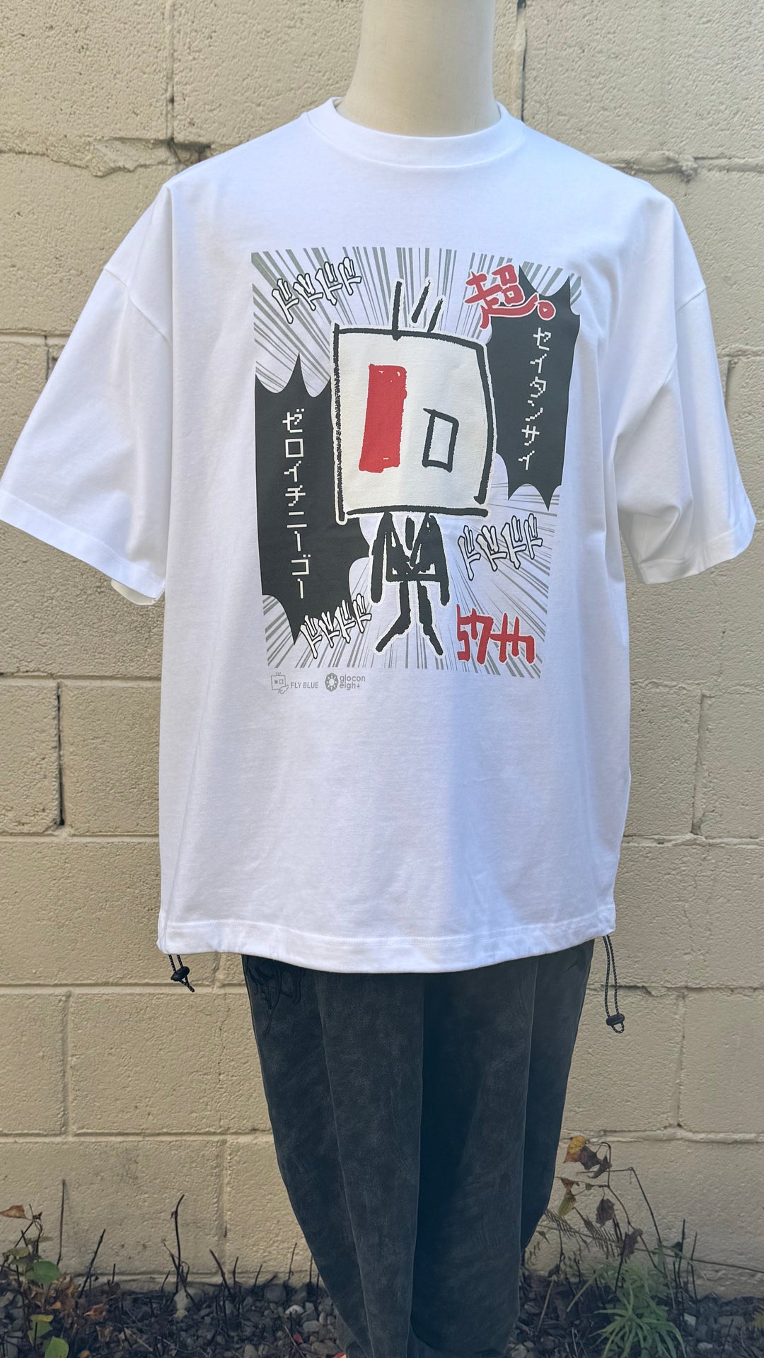 2026 UYAX 57th anniversary T-shirt　MANGA White