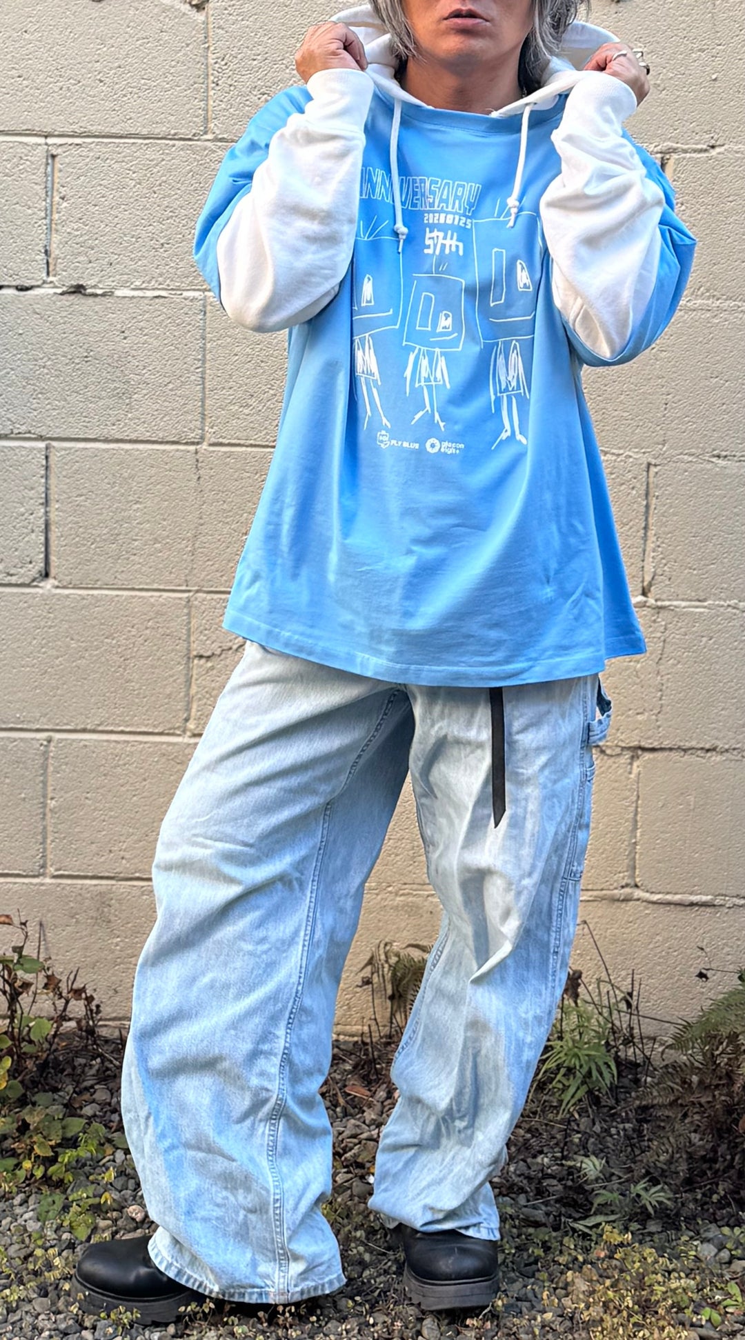 2026 UYAX 57th anniversary T-shirt Blue３