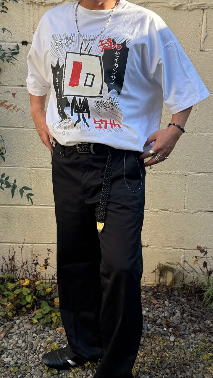 2026 UYAX 57th anniversary T-shirt　MANGA White