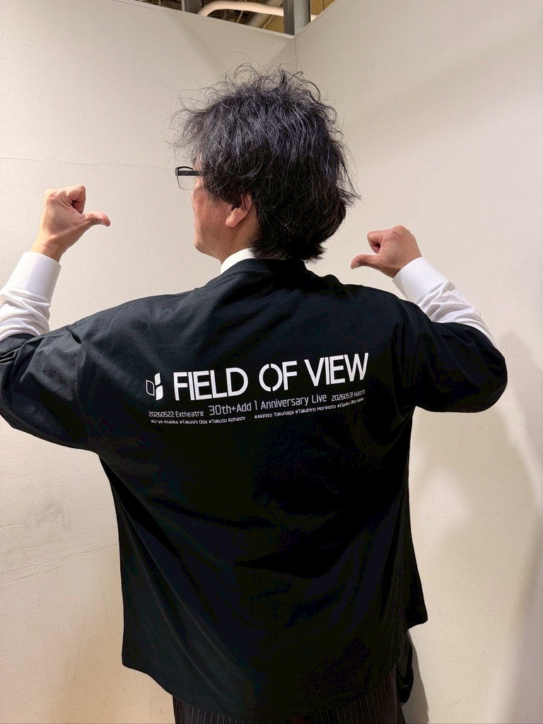 FIELD OF VIEW 30th Add1 Anniversary LIVE 記念Tシャツ　数量限定