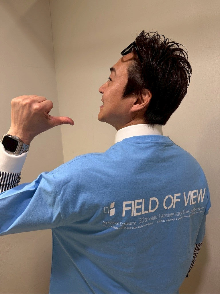 FIELD OF VIEW 30th Add1 Anniversary LIVE 記念Tシャツ 会場限定販売