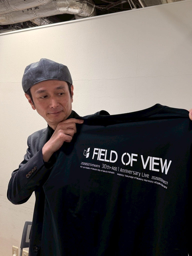 FIELD OF VIEW 30th Add1 Anniversary LIVE 記念Tシャツ　数量限定