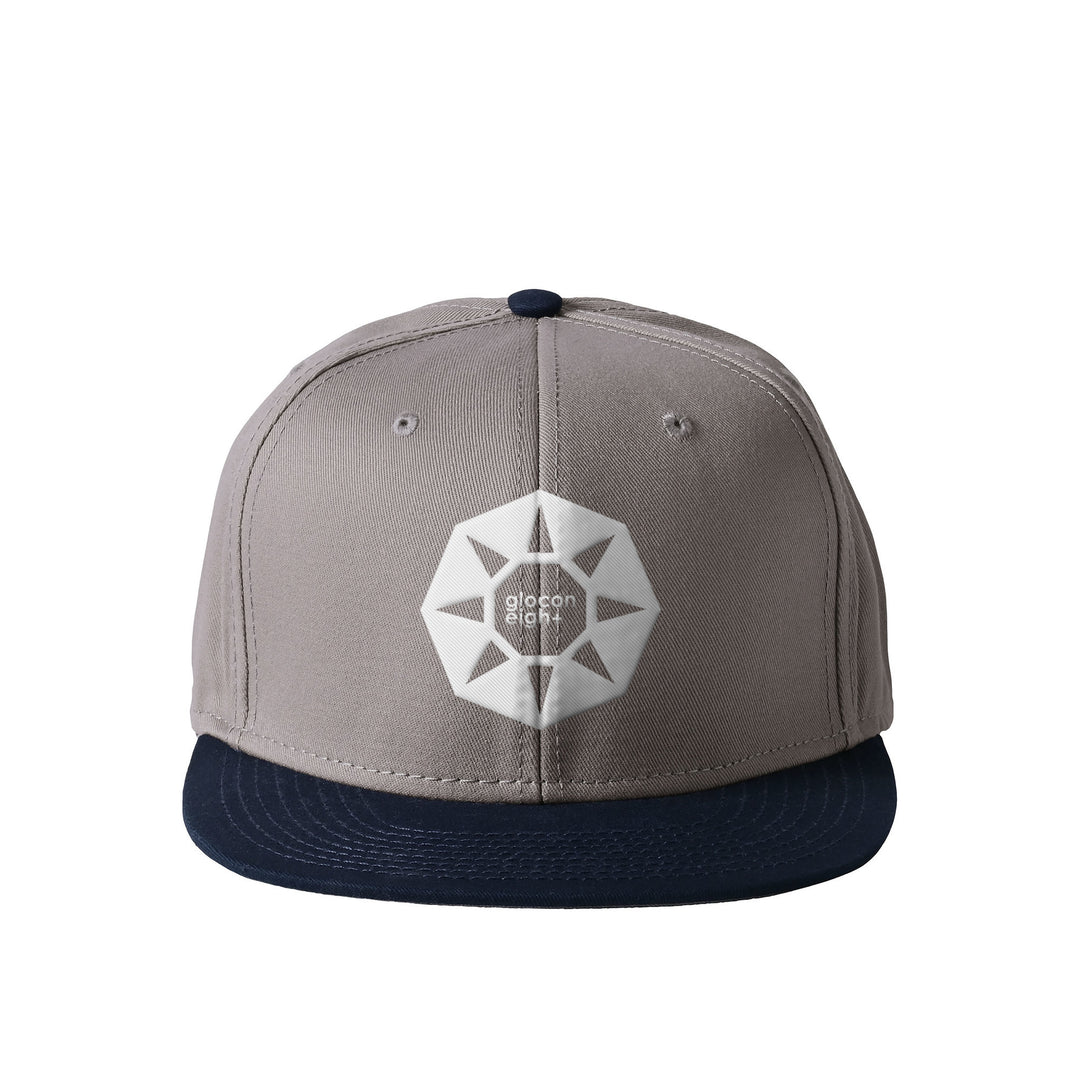 octagon フラットバイザー ベースボールキャップ navy-x-gray image