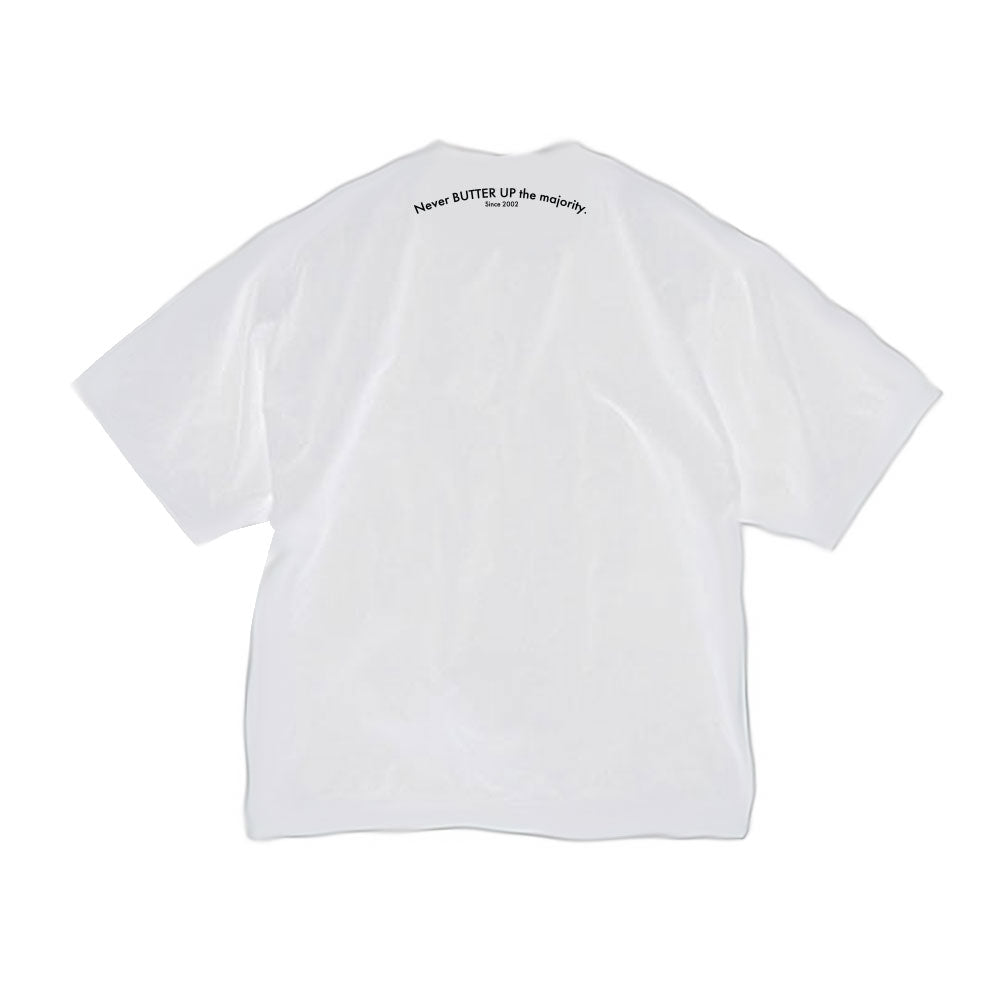 Shuttle loom T SHIRT WHITE